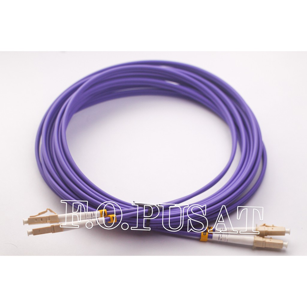 Patchcord OM4 LC-LC Duplex MultiMode, 50/125um [5 Meter]