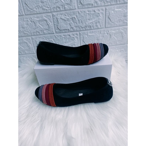 SEPATU WANITA FLAT SHOES SIMPLE KEKINIAN MODEL PELANGI FLATSHOES TERBARU FASHION SALE