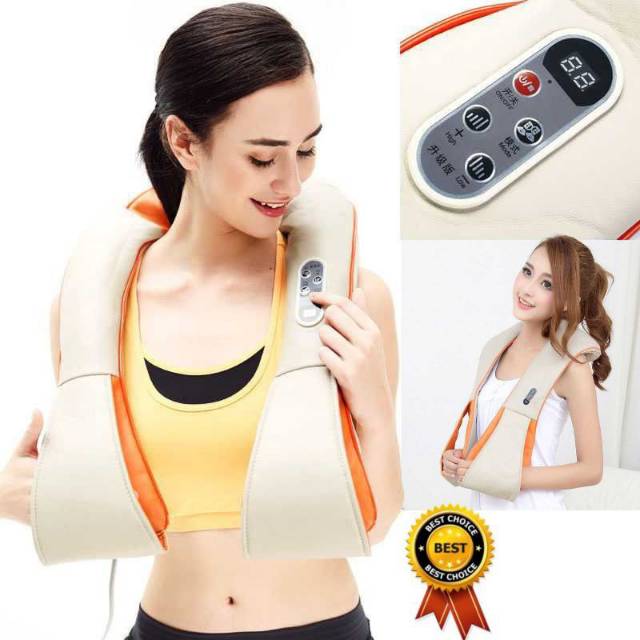 Alat Pijat Elektrik Pundak Punggung Tangan Le Neck Massager