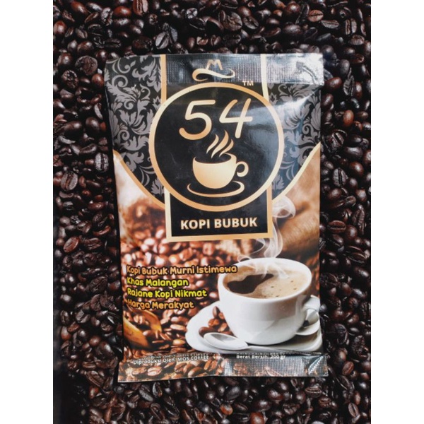 Bubuk Kopi 200 Gr Cap 54 Special Asli Dampit Khas Malang Jawa Timuran Harga Merakyat