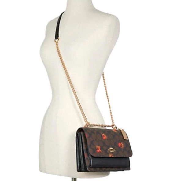 Coach Klare Crossbody In Signature Canvas With Pop Floral Print (C5797)