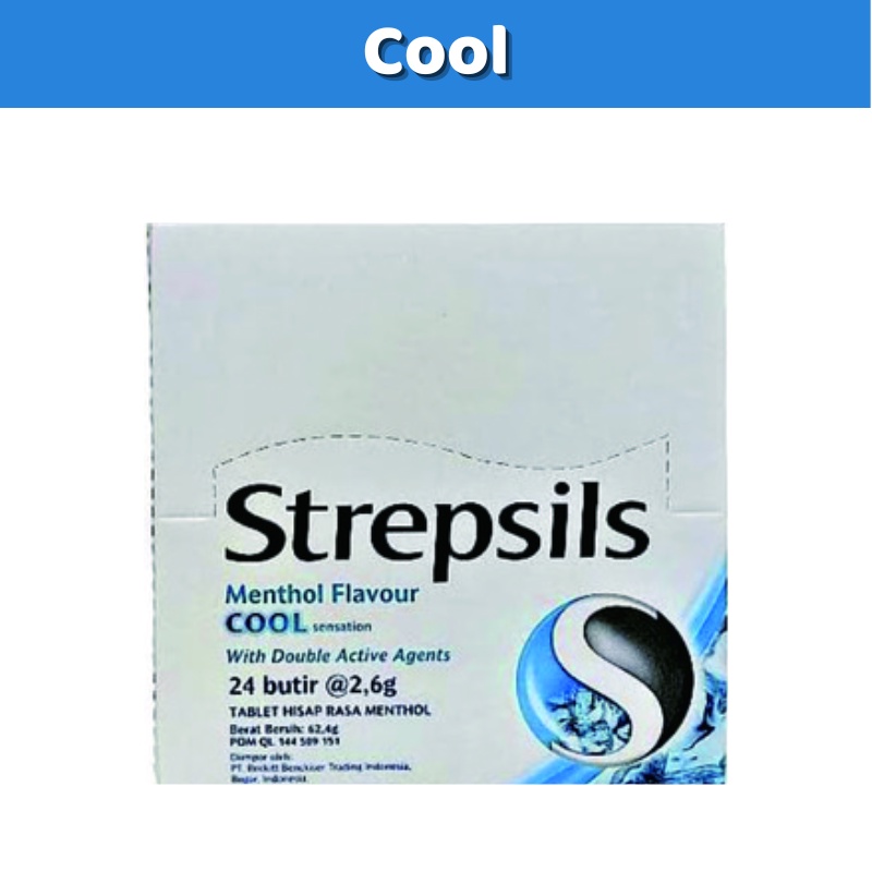 Strepsils Permen 1 Box Isi 24 Butir