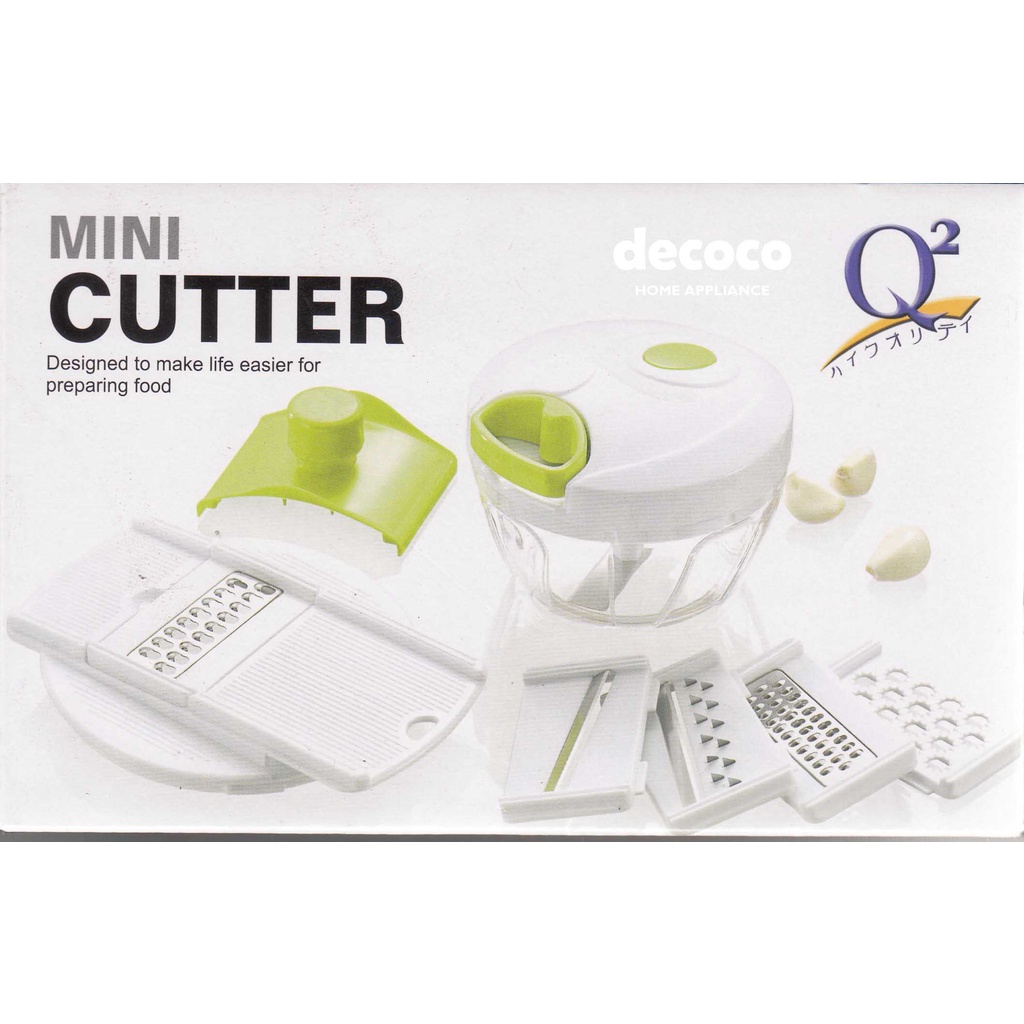Mini Cutter Pencacah Onion Slicer Pemotong Bawang Serbaguna Penghalus Bumbu Q2 P 201 P201 P-201
