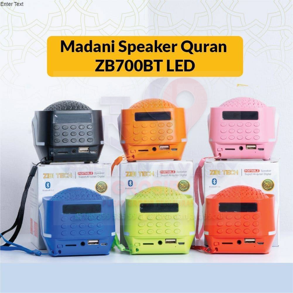 [FREE GIFT] Speaker Murotal AL Quran Digital ZIBI TECH ZB700BT PROMO HARGA TERMURAH SE SHOPEE