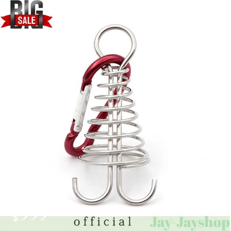 S-Biner Carabiner Spiral Shapped Spring Octopus Deck Peg Hook - S1218