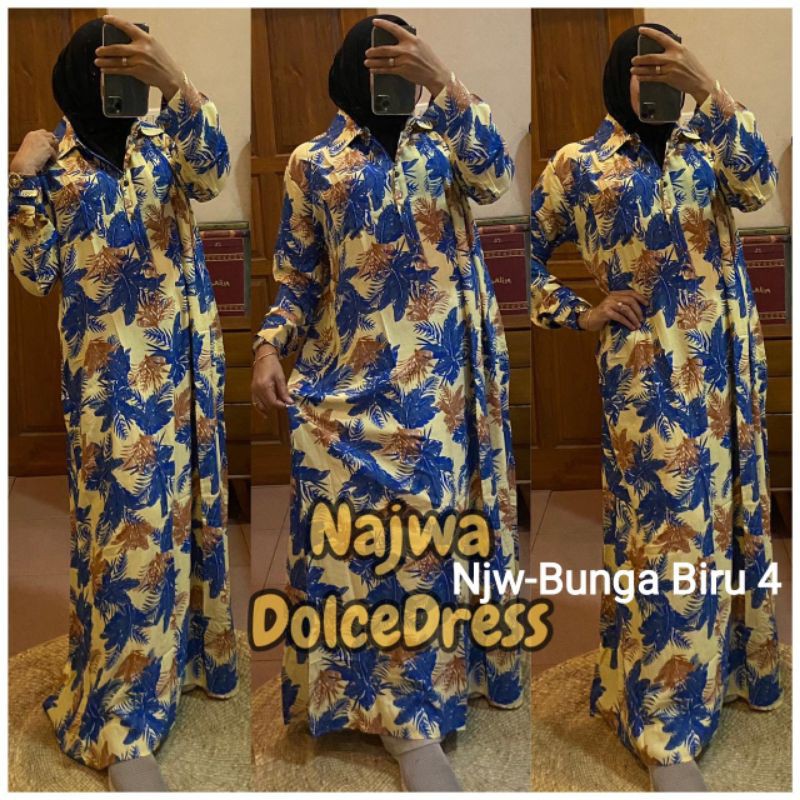 Daster arab Dolce Dress Najwa Original Label by Dolce Dress