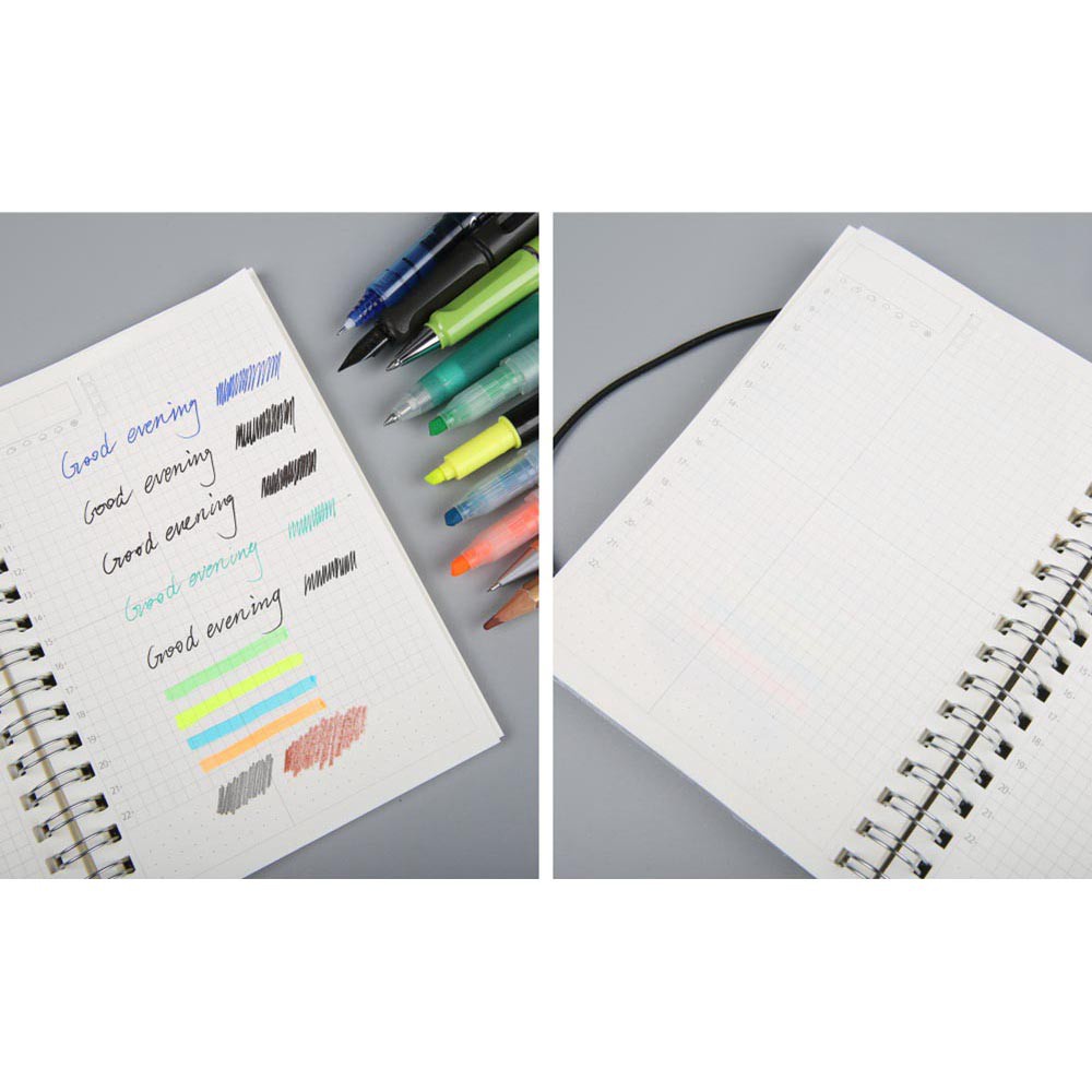 Mall Buku Binder Catatan Jurnal Harian Notebook Format Grid Dotted Blank Pages Ukuran A5 FYN JIANWU S2526