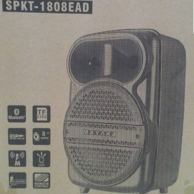 Portable Wireless Meeting Ampli Mayaka SPKT-1808EAD | Speaker Trolley