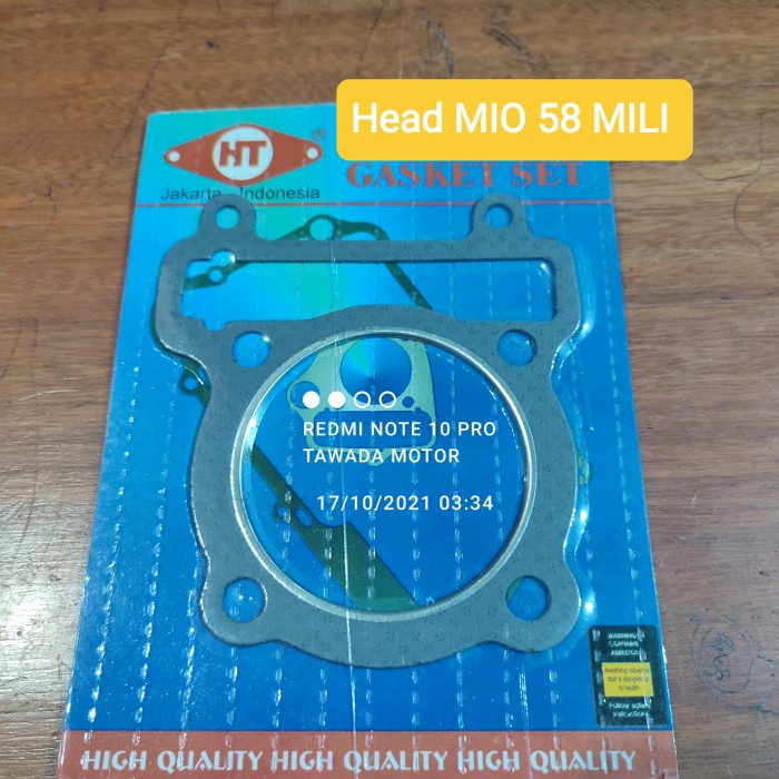 PAKING RACING BLOK HEAD ATAS UKURAN 58 YAMAHA MIO MIO SOUL