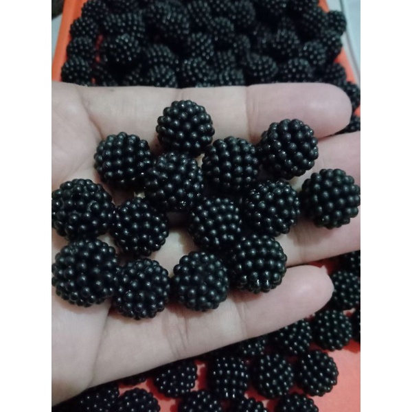 Mote Berry Hitam 14mm