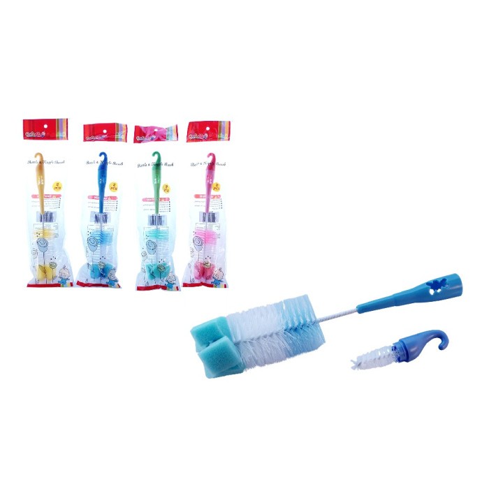 RELIABLE MURAH  SIKAT PEMBERSIH BOTOL SUSU BAYI BOTTLE &amp; NIPPLE CLEANING BRUSH RSB-7001 RSB-7005 RSB-7810