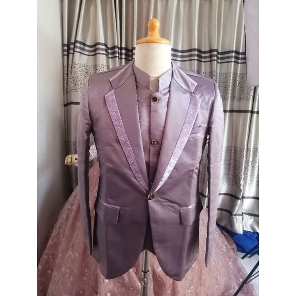 Jas pengantin resmi bahan taffeta