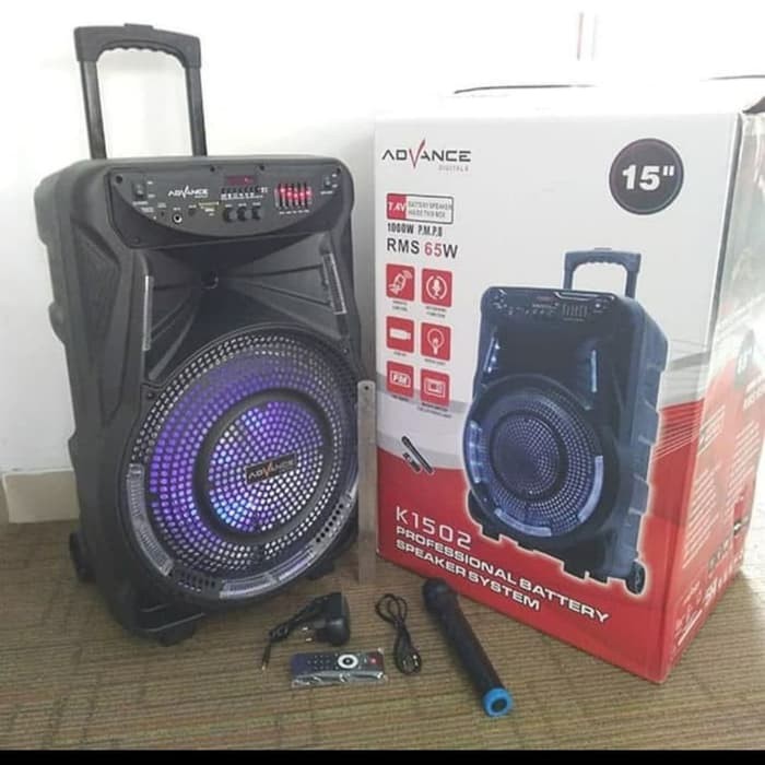 SPEAKER BLUETOOTH +MIC +REMOTE +EQ ADVANCE K-1502