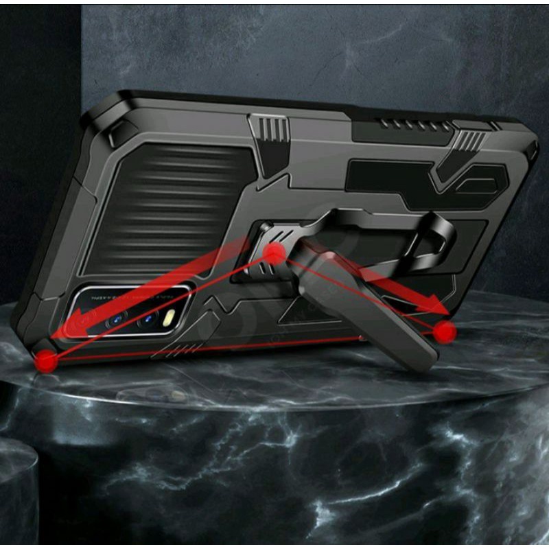 Case i Crystal Vivo V17 V17Pro V19 V20 V20SE V21 S1Pro Hardcase Robot Belt Clip/Spigen Phantom