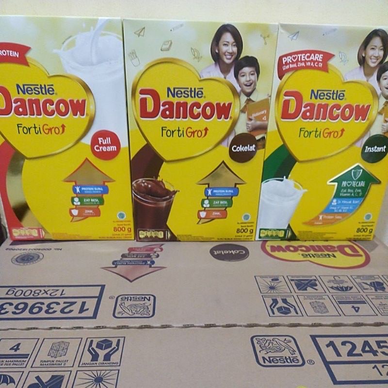 ‼️PEOMO CUCI GUDANG ‼️ DANCOW FORTIGRO 800gr ED 2023 instan ,full cream ,coklat