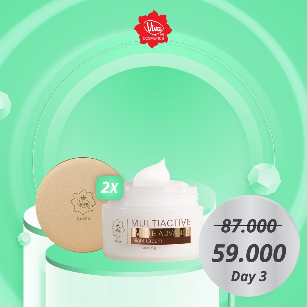 Paket 2 VQ Multiactive White Advance Night Cream