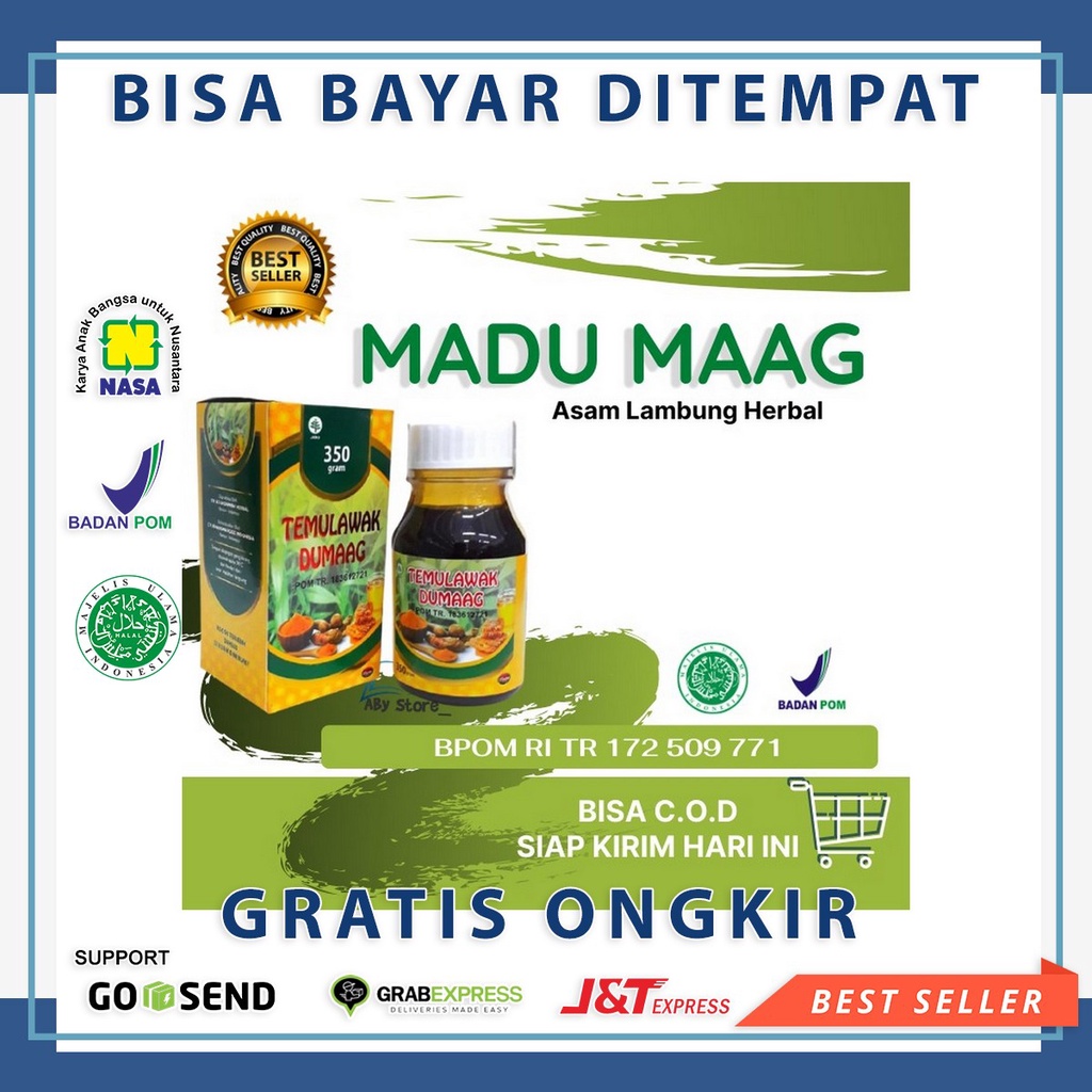 

MADU TEMULAWAK - Madu Maag Atasi Asam Lambung - Herbal Penyembuhan Penyakit Maag