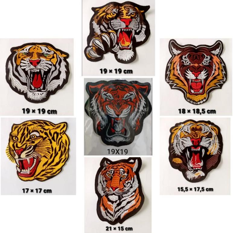 Bordir/Emblem Macan Ukuran Besar