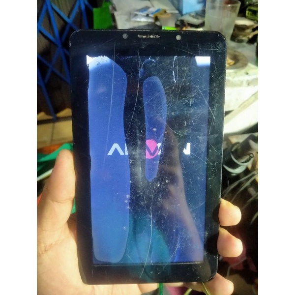 tablet Advan S7A Minus LCD MESIN JAMIN NORMAL UDH TESTED BONUS kesing