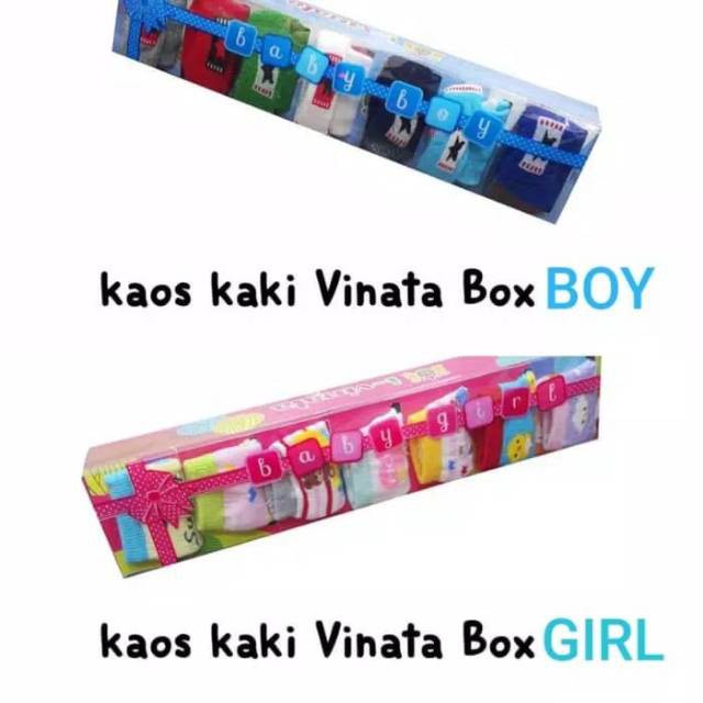 Kaos Kaki Bayi Vinata Box / Kaos Kaki Bayi Murah