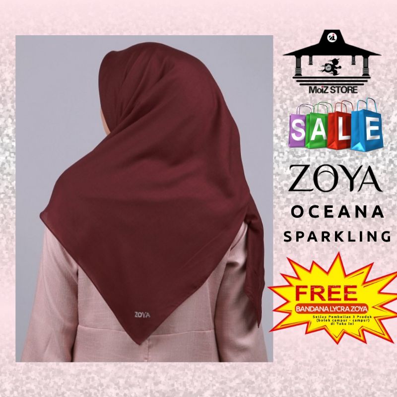 Zoya Jilbab Hijab Bergo Kerudung Kerudungan Krudung Segi Empat Segiempat Segi 4 Terbaru 2024 Instan 