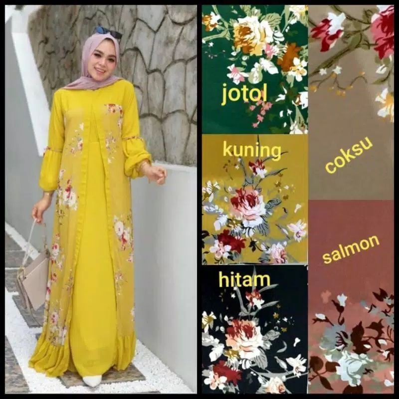 maxy Ilona 2/gamis semicardy sakura grosir murah