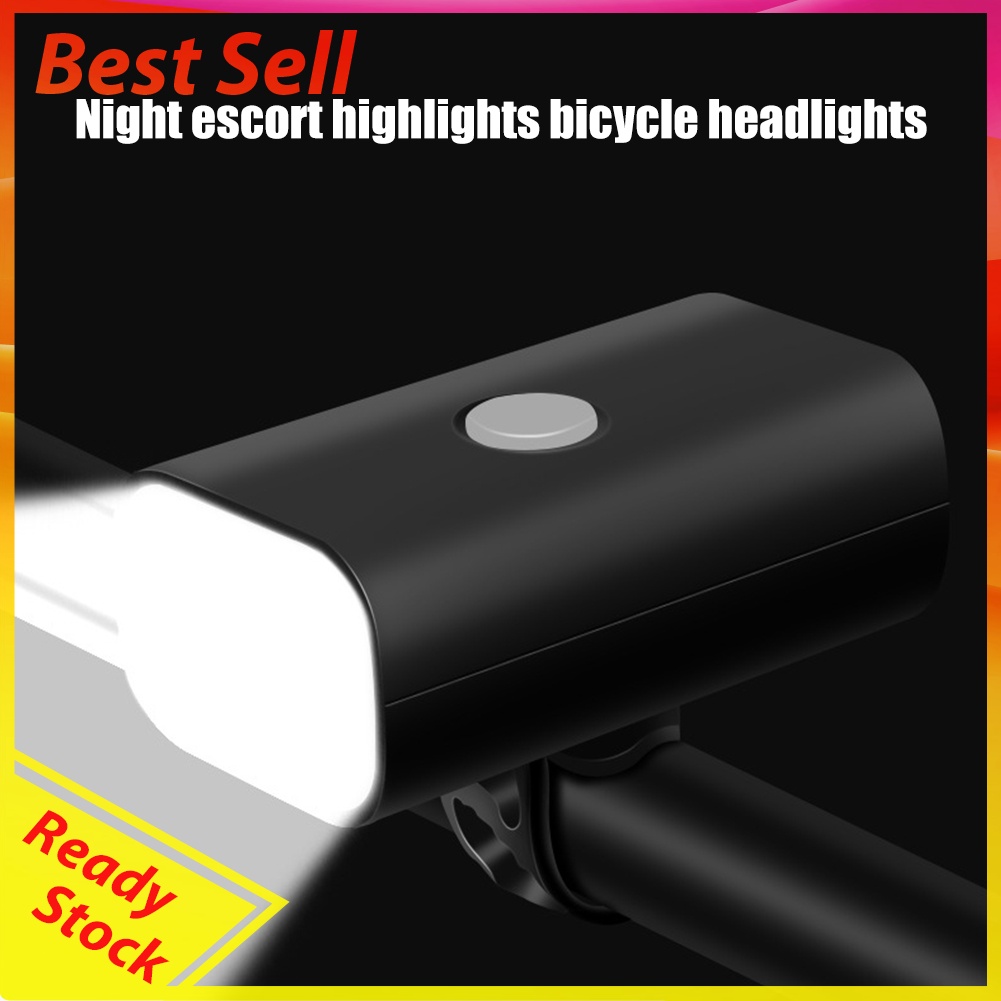 LED MTB Bicycle Headlight USB Rechargeable Waterproof 1500LM Bike Lights