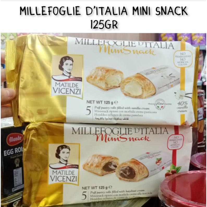 

Matilde Vicenzi Millefoglie D'Italia Mini Snack 125gr