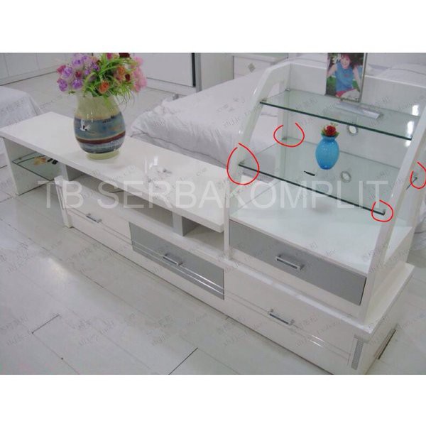 Rak Kaca Dinding Rak Display Kaca Penjepit Kaca Ambalan Kaca Klem Kaca