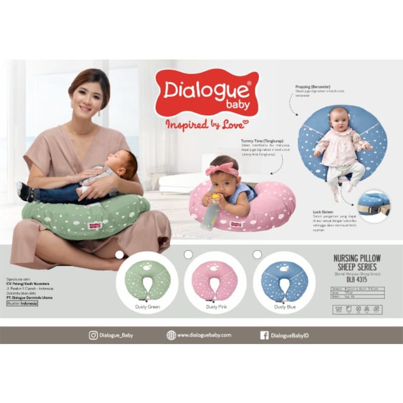 Dialogue DLB4315 Bantal Menyusui BB Sheep