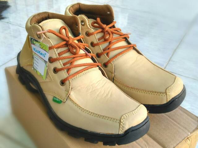 SEPATU BOOT KICKERS PRIA KERJA CASUAL PROYEK