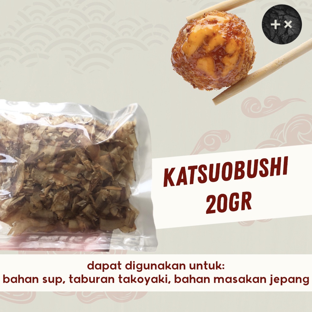 

Katsuobushi Bonito Flakes 20gr Halal untuk Takoyaki