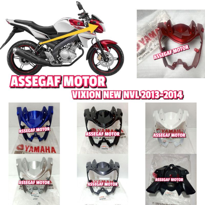 COVER BATOK LAMPU DEPAN + BELAKANG VIXION NEW NVL ORIGINAL YAMAHA YGP