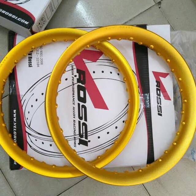 Velg Rossi SET 160/185 X 17 U Shape Gold (160 185 Ring 17)