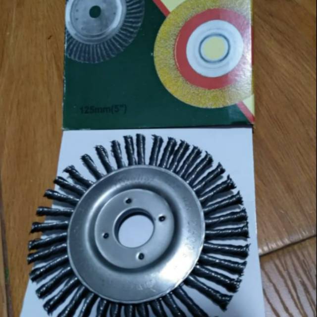 SIKAT KAWAT KEPANG 5 INCH WIRE BRUSH KNOT