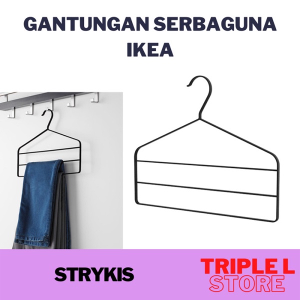 Dijual Hanger Gantungan Celana Panjang Jeans Jilbab Kain Rok Dasi Baja STRK Berkualitas