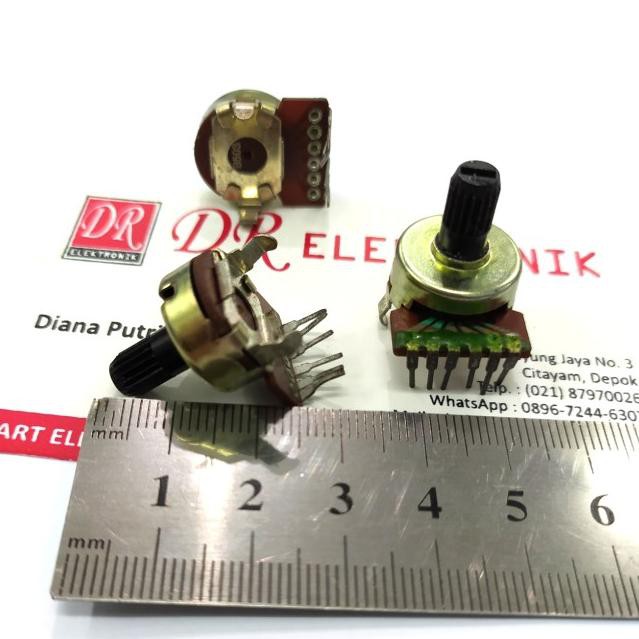 Diskon Potensio ORI Politron Polytron as pendek 6pin 6 50k 6 kaki pin Grosir,...
