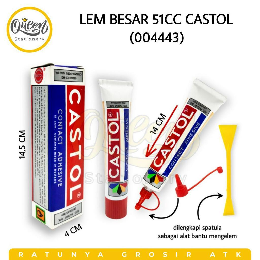 

1 PCS LEM BESAR 51CC CASTOL LEM KUNING SERBAGUNA (004443)