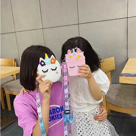 TAS SILICON/JELLY UNICORN / TAS SELEMPANG ANAK / TAS JELLY LUCU/TAS SLING BAG ANAK