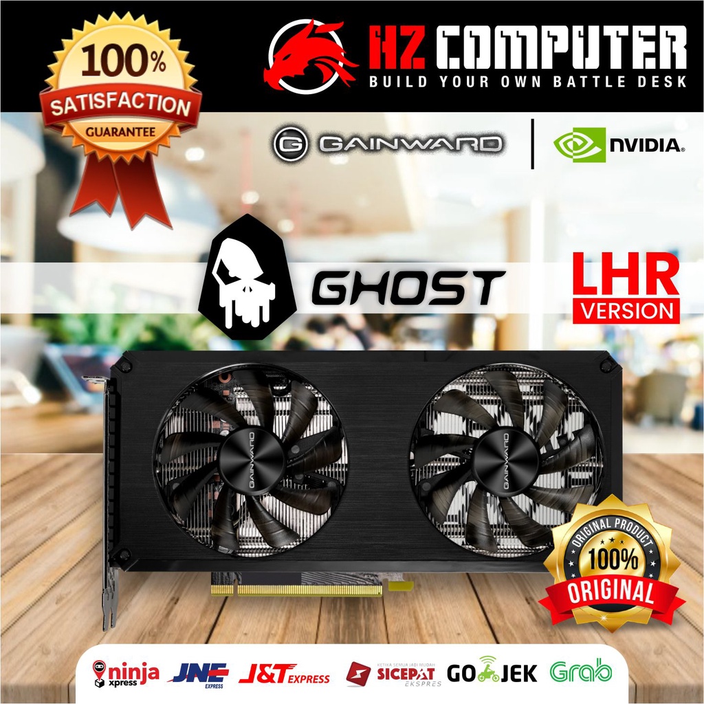 GAINWARD RTX 3060 Ti Ghost 8GB | GDDR6 | 256-Bit | NVIDIA GeForce