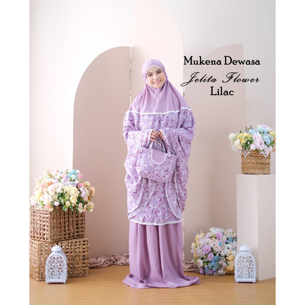 Mukena Dewasa Rayon Traveling Jelita