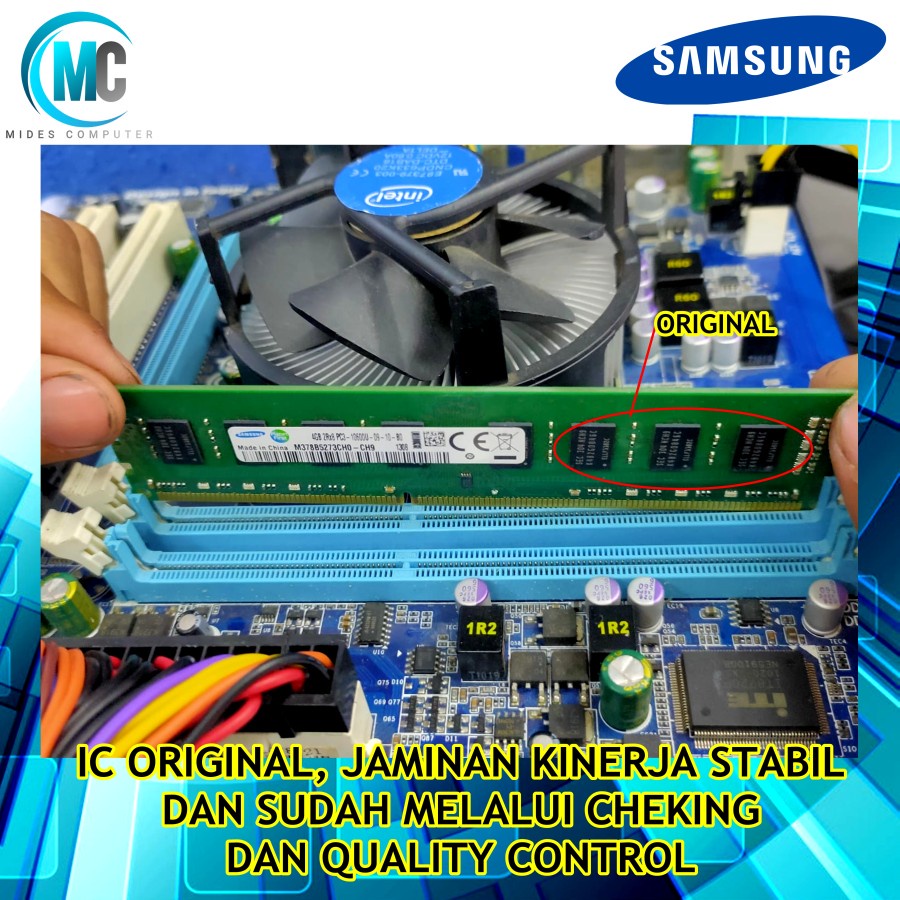 Memory RAM PC Komputer DDR3 4GB Samsung 12800 / 10600