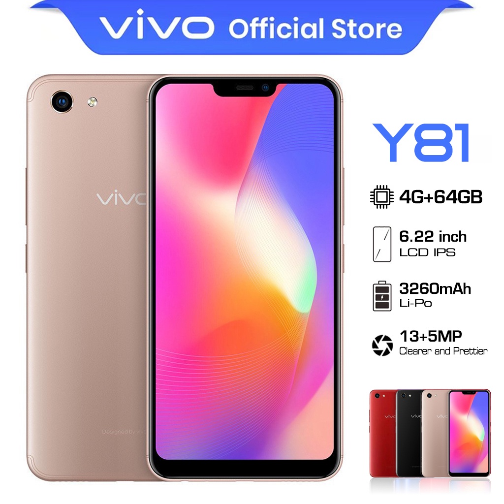 Jual hp vivo terbaru 2022 original VIVO Y81 4/64GB 6.22inci layar full