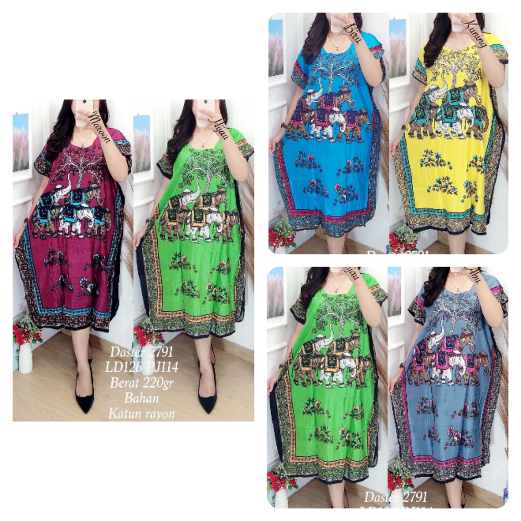 Daster dress dres/daster pakaian rumah pakaian tidur piyama 2791