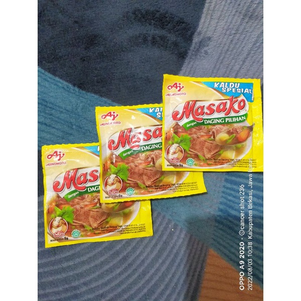 

MASAKO PROMO ISI 3 SACHET PENYEDAP RASA CUCI GUDANG MURAH
