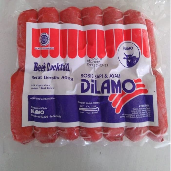 

Dilamo Beef Coktail 500 Gram