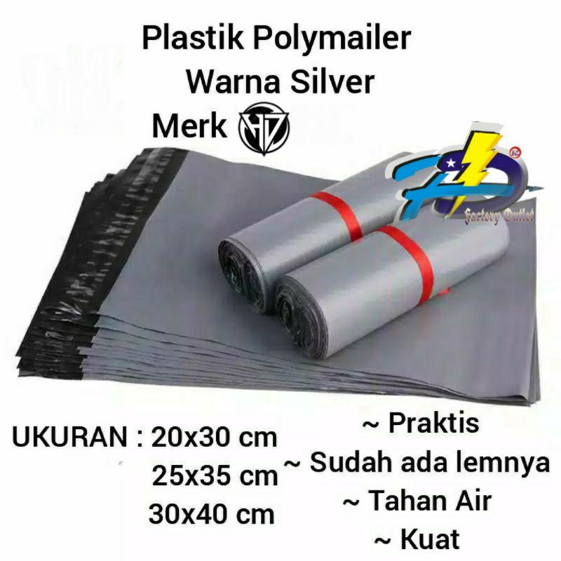 

(100lembar) PLASTIK PACKING POLYMAILER HD 20x30 25x35 30x40 35x50 Plastik POLYMAILER plastik PACKING olshop