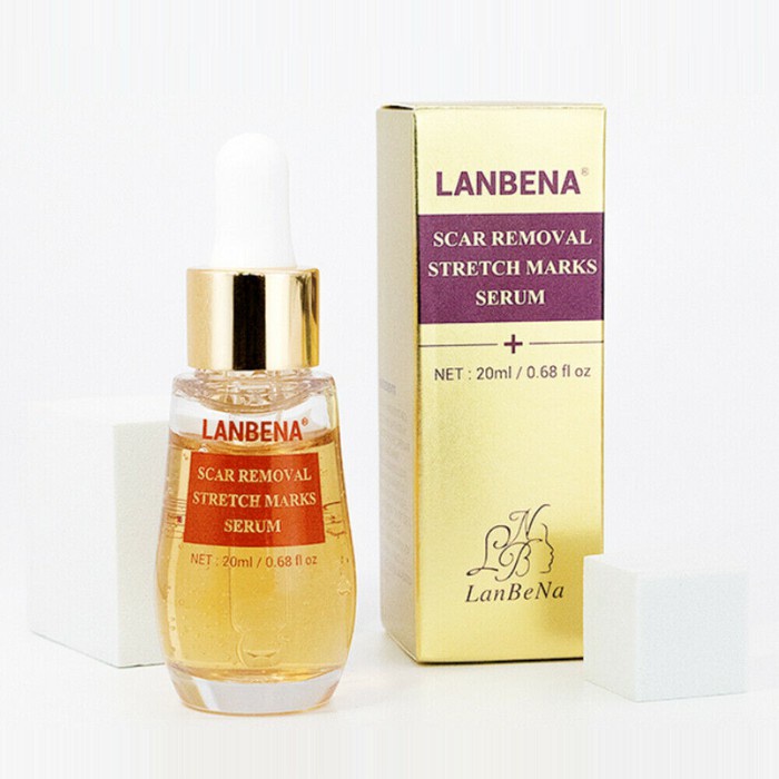 LANBENA SCAR REMOVAL STRETCH MARKS SERUM Penghilang Bekas Luka Stretch Mark