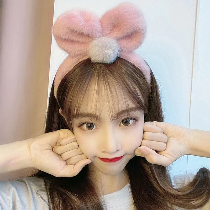 Bando Bandana Pita Lucu Aksesoris Rambut Wanita Daily Fashion Korean Import