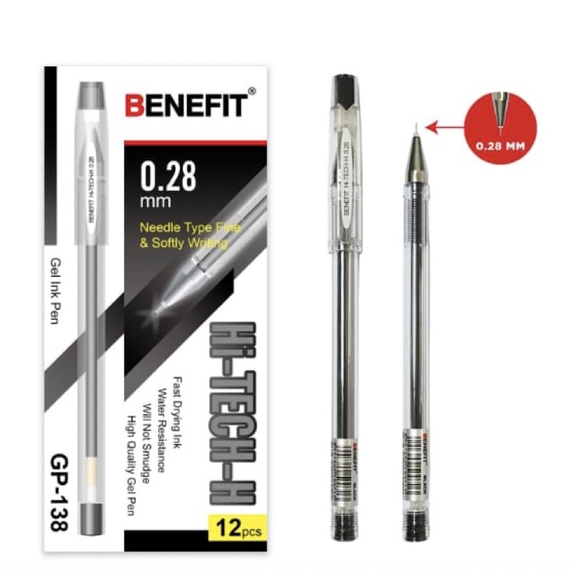 

12 pcs pen hi-tech-h benefit 0.28mm / pen hitec / ballpoint hi-tech / hitec